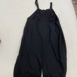 Shein black overall jumpsuit